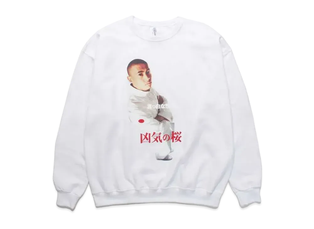 WACKO MARIA KYOKI NO SAKURA / CREW NACK SWEAT "White"