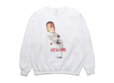 WACKO MARIA KYOKI NO SAKURA / CREW NACK SWEAT "White"
