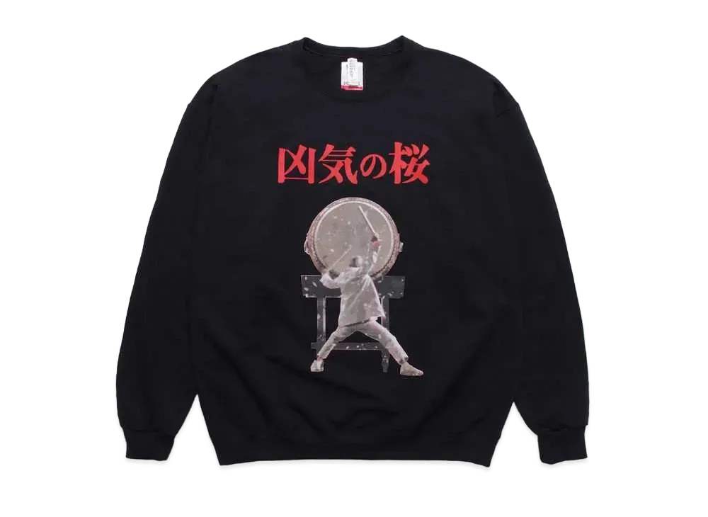 WACKO MARIA KYOKI NO SAKURA / CREW NACK SWEAT "Black"