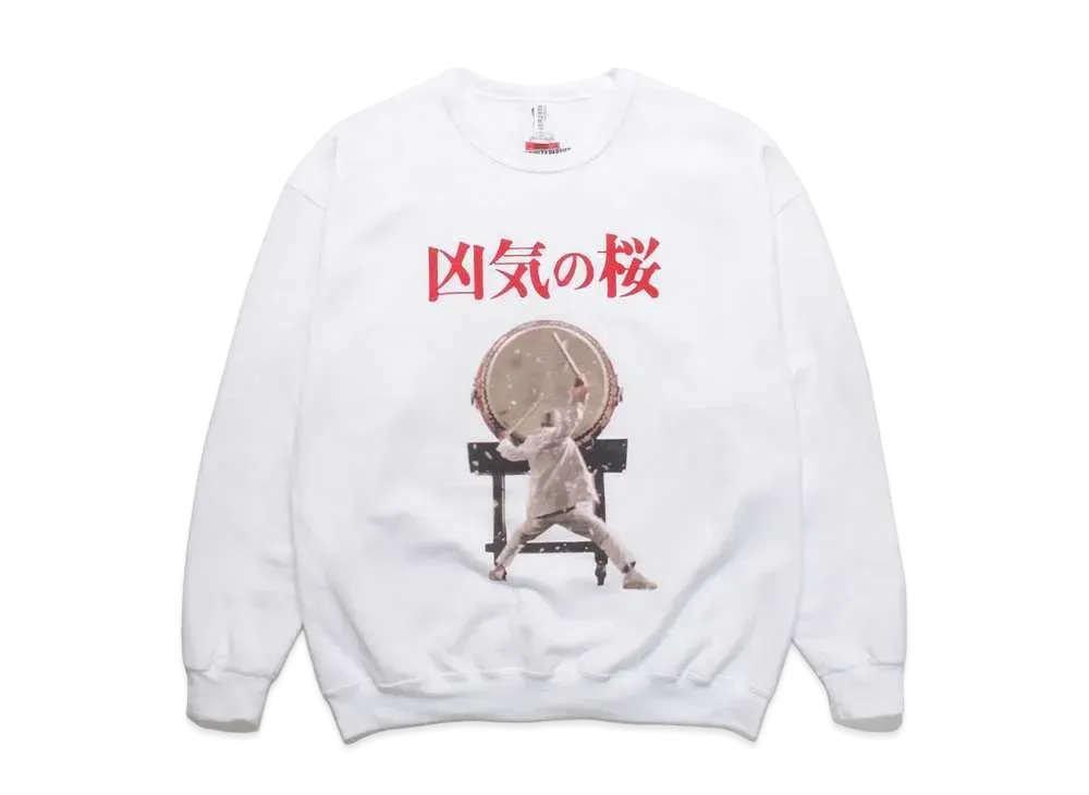 WACKO MARIA KYOKI NO SAKURA / CREW NACK SWEAT "White"