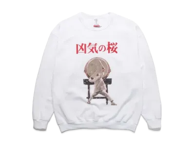 WACKO MARIA KYOKI NO SAKURA / CREW NACK SWEAT "White"