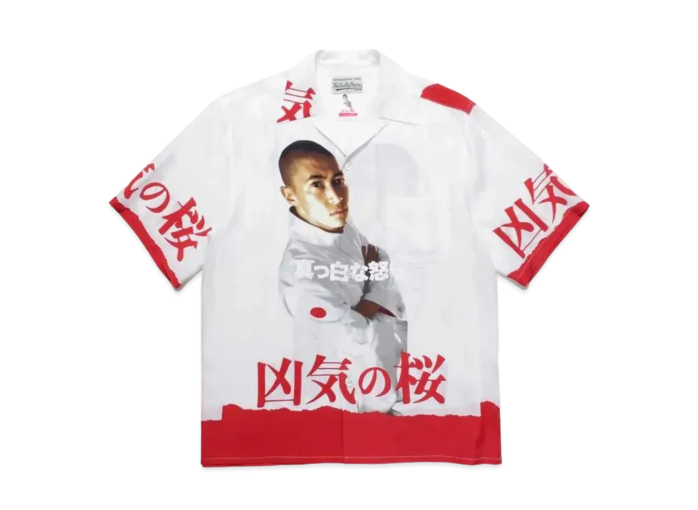 WACKO MARIA KYOKI NO SAKURA / HAWAIIAN SHIRT "White"