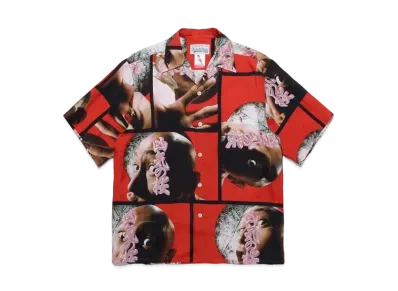 WACKO MARIA KYOKI NO SAKURA / HAWAIIAN SHIRT "Red"