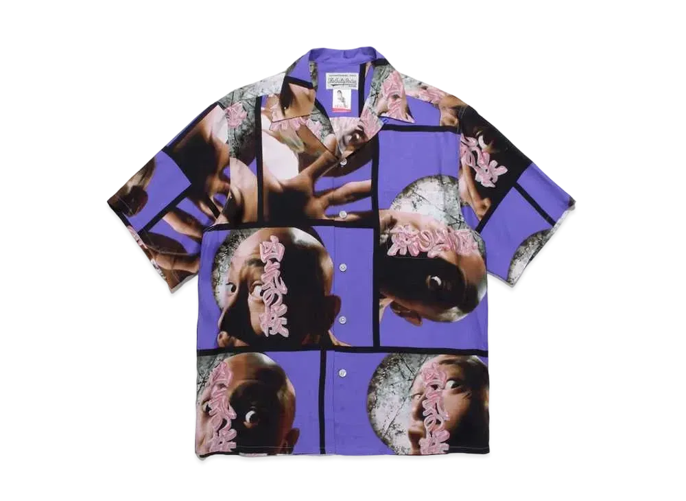WACKO MARIA KYOKI NO SAKURA / HAWAIIAN SHIRT "Purple"