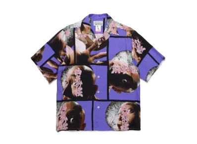 WACKO MARIA KYOKI NO SAKURA / HAWAIIAN SHIRT "Purple"