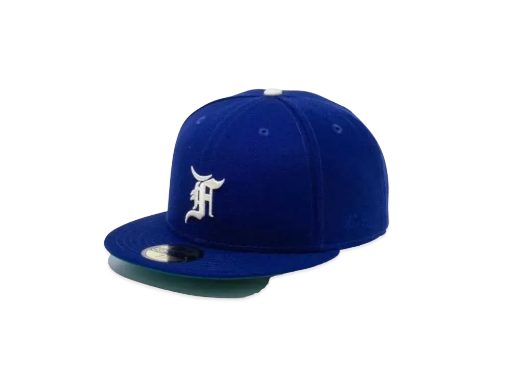 NEW ERA FEAR OF GOD ESSENTIALS 59FIFTY WORLD SERIES F LOGO "Dark Royal"
