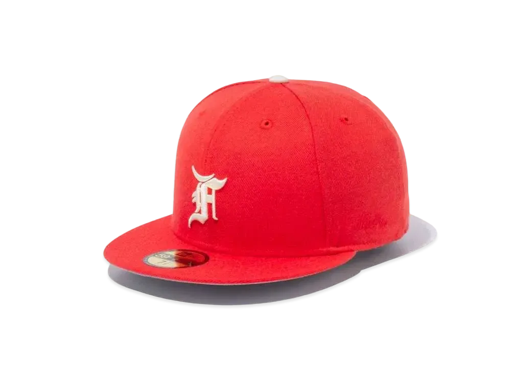 NEW ERA FEAR OF GOD ESSENTIALS 59FIFTY F LOGO "Orange"