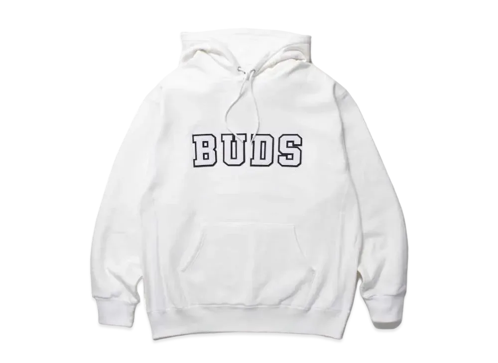 APHRODITEGANG BUDS HEAVY WEIGHT HOODED SWEAT SHIRT "White"