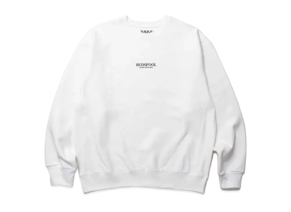 APHRODITEGANG SMOKE WEED ONLY HEAVY WEIGHT SWEAT SHIRT "White"