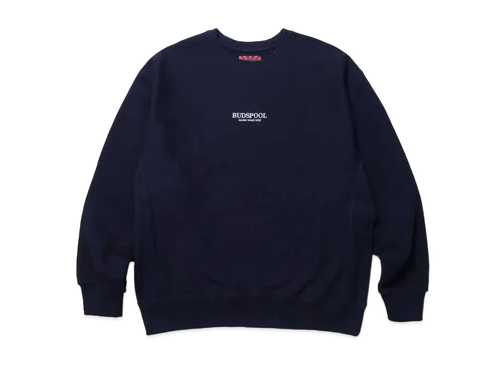 APHRODITEGANG SMOKE WEED ONLY HEAVY WEIGHT SWEAT SHIRT "Navy"