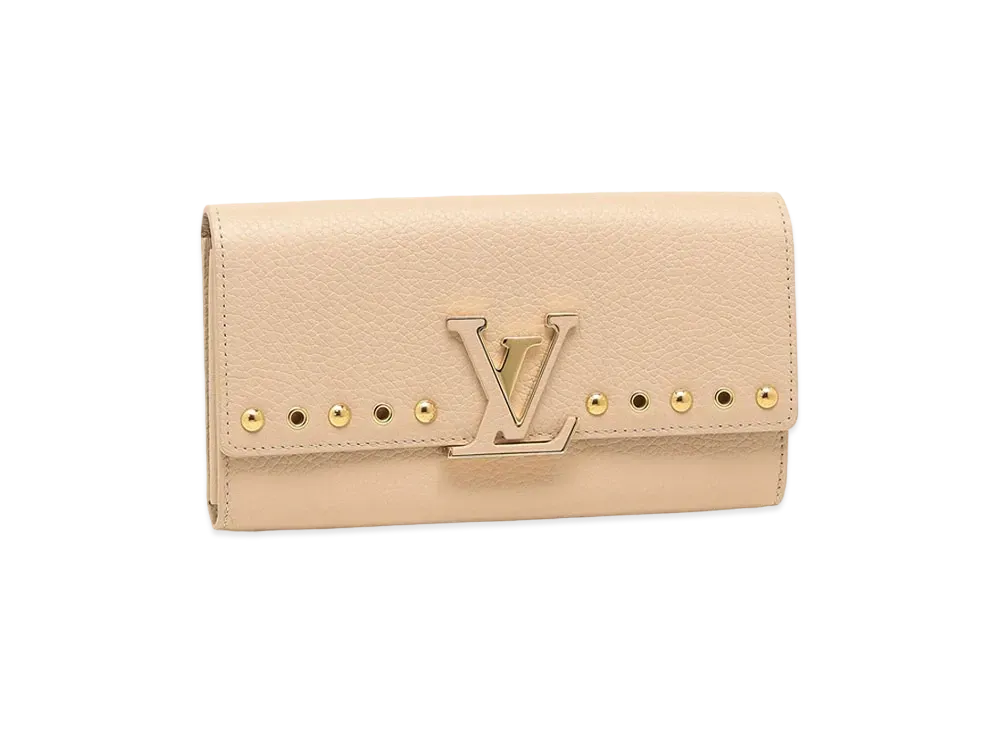 Louis Vuitton Capucines Wallet Taurillon Leather "Beige"