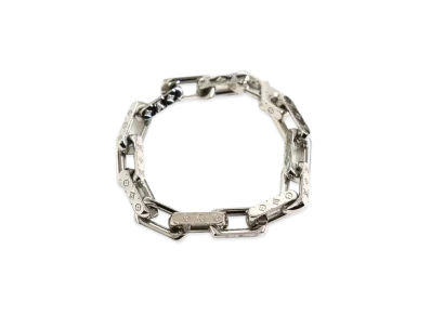 Louis Vuitton Chain Monogram Bracelet "Silver"