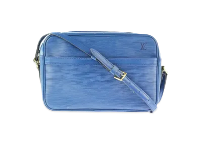 Louis Vuitton Trocadero 27 Epi Leather Cross Body Bag "Blue"