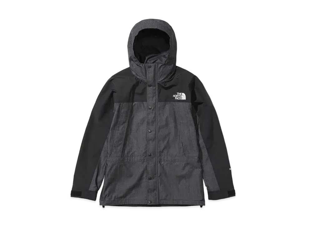 ザノースフェイス マウンテン ライト デニム ジャケット "ナイロン ブラック デニム"