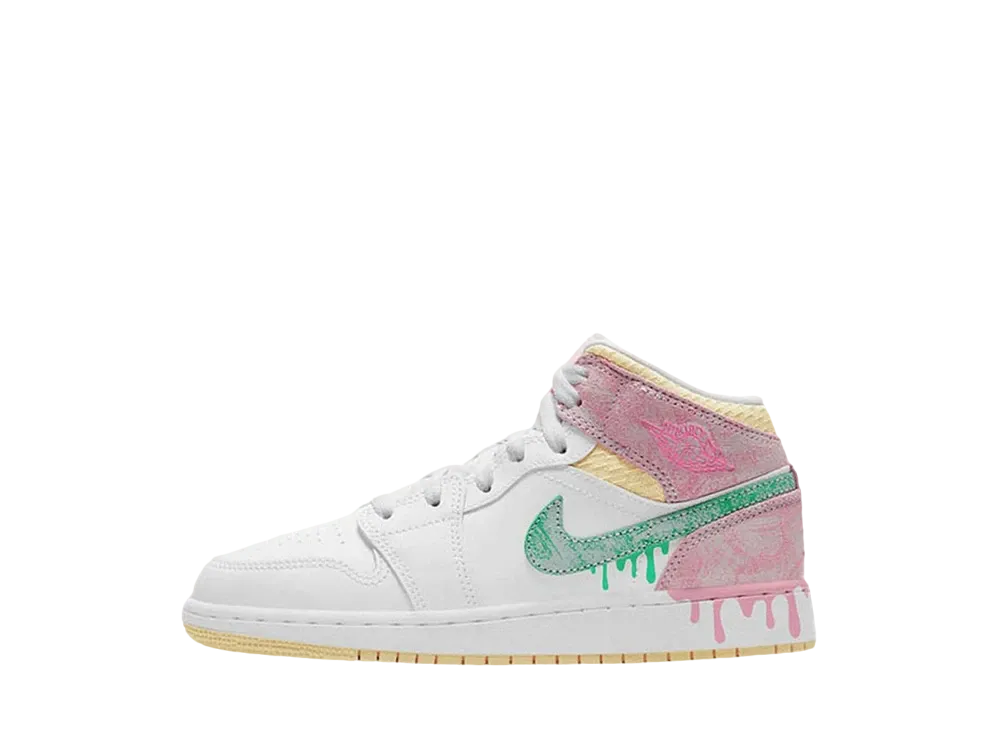 Nike PS Jordan 1 Mid "Paint Drip"