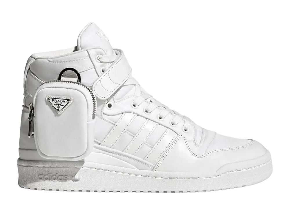 PRADA Re-Nylon x adidas Forum High "White"