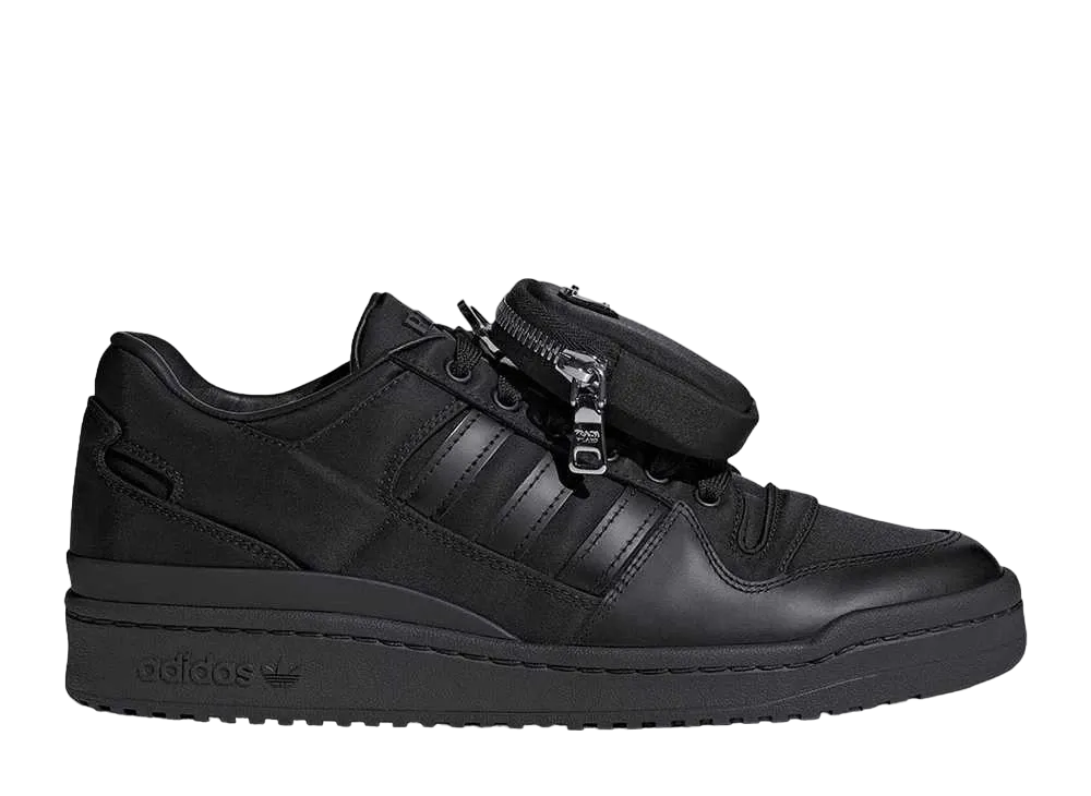PRADA Re-Nylon × adidas Forum Low "Black"
