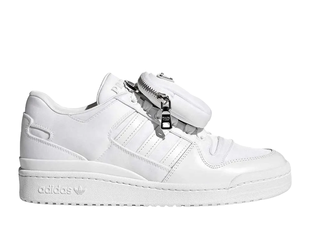 PRADA Re-Nylon × adidas Forum Low "White"