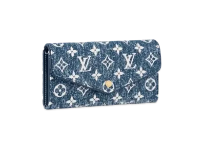 Louis Vuitton Sarah Wallet Monogram Jacquard Denim