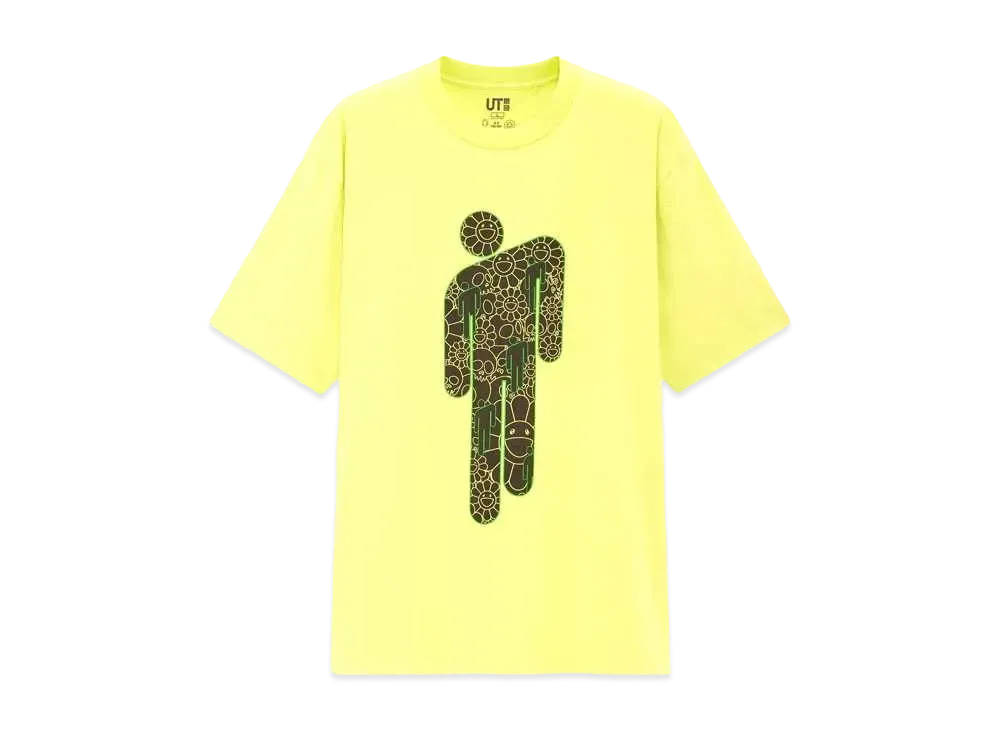 ユニクロ UT x ビリー アイリッシュ x 村上隆 Tシャツ メンズ "グリーン"