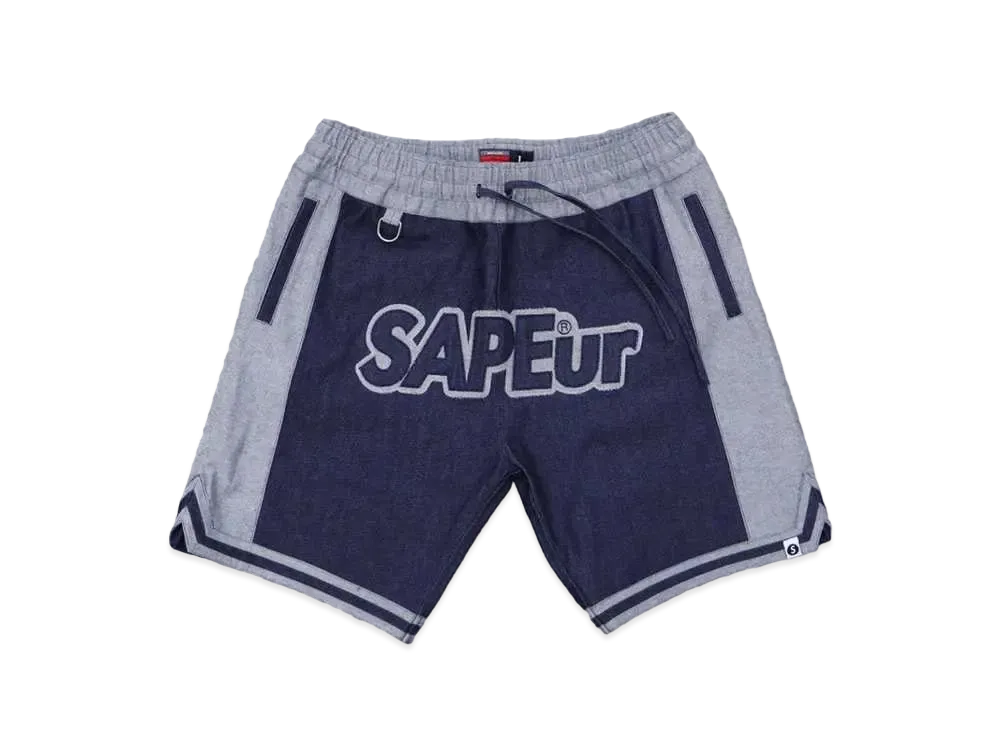 SAPEur MADE in JAPAN DENIM series BASKET SHORTS "Denim"