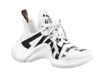 Louis Vuitton Women's Arclight Line Sneakers 1A9D40 "Noir"