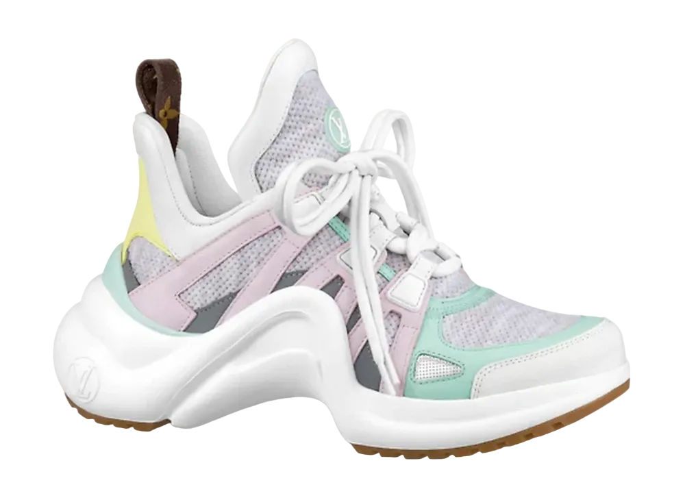Louis Vuitton Arclight Line Sneakers "White Pink"