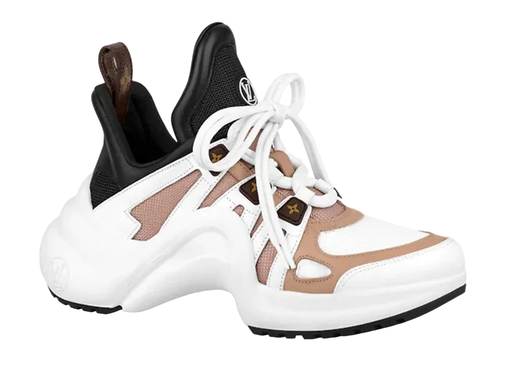 ルイヴィトン アークライト ライン スニーカー "ベージュ"