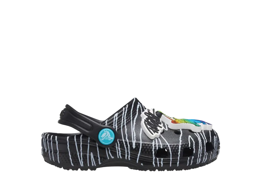 ロン・イングリッシュ × パーティ アニマルズ × クロックス GS クラシック クロッグ "ゼブラ ブラック"