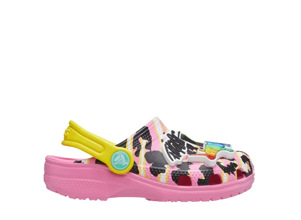 ロン・イングリッシュ × パーティ アニマルズ × クロックス GS クラシック クロッグ "チーター ピンク"