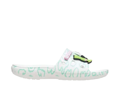 ロン イングリッシュ × パーティー アニマル × クロックス ウィメンズ クラシック サンダル "チータホワイト"