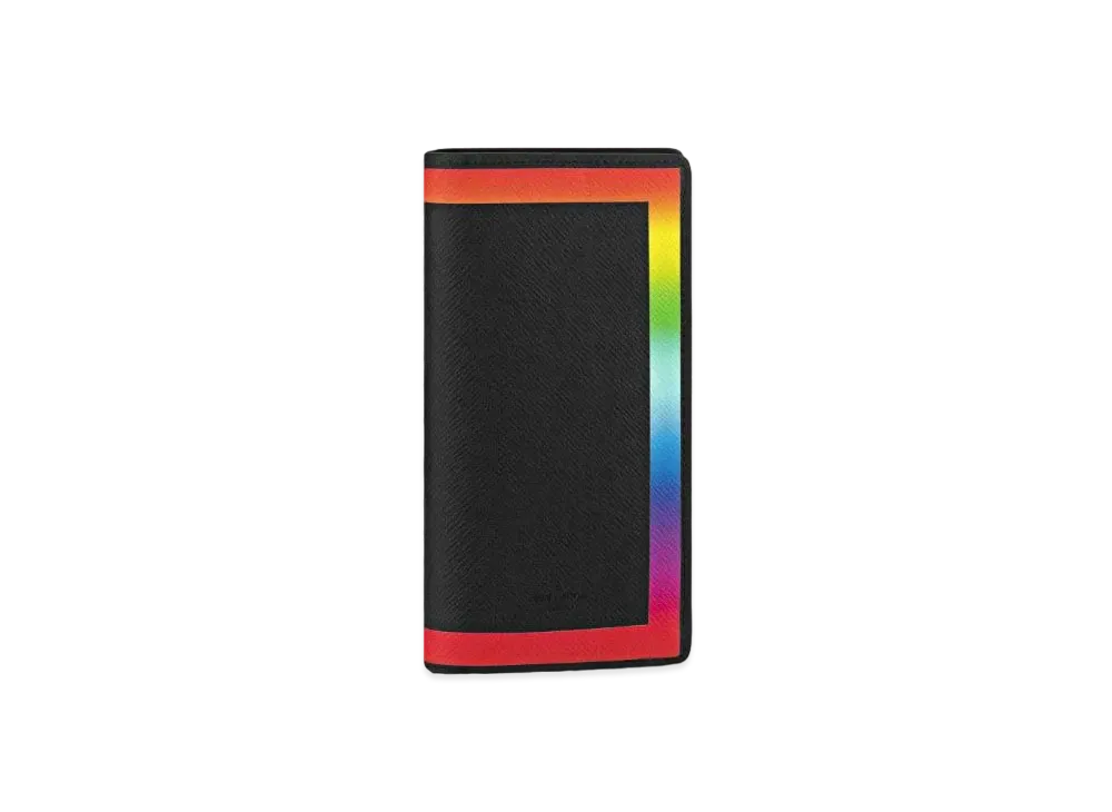 Louis Vuitton Brazza Wallet Taiga Rainbow