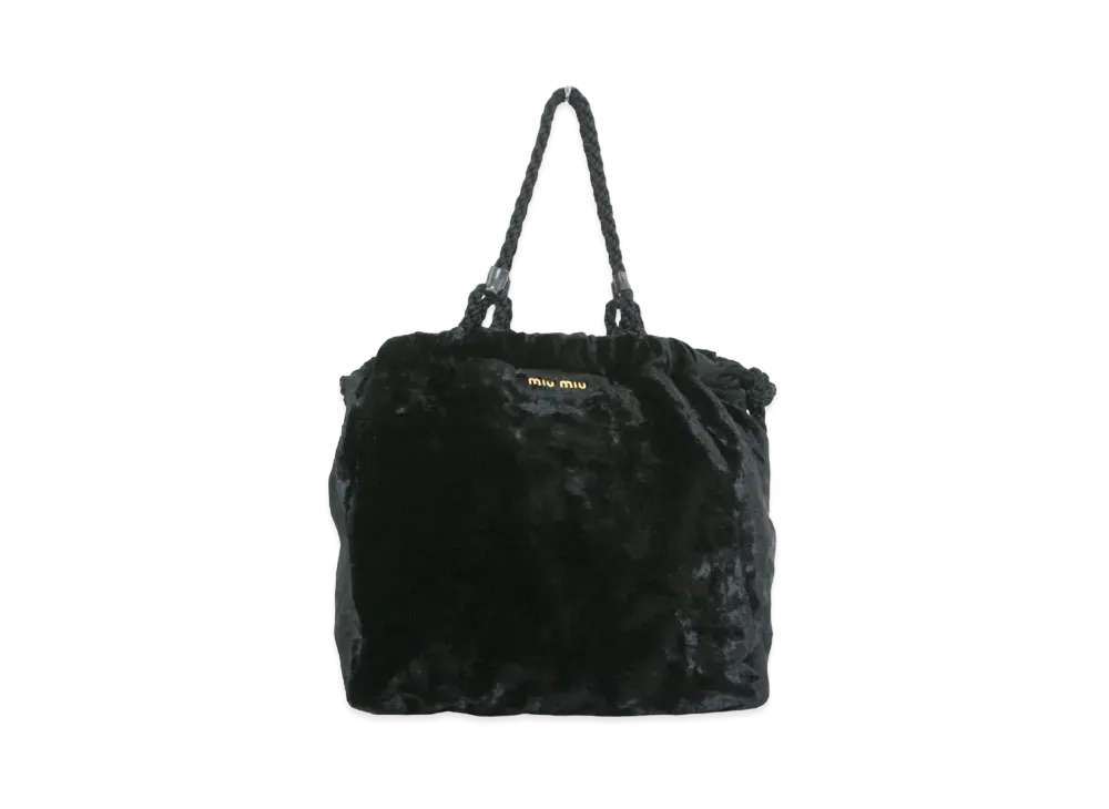 MIU MIU Velvet Bag "Black"