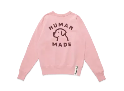 HUMAN MADE CREWNECK SWEATSHIRT "Pink"