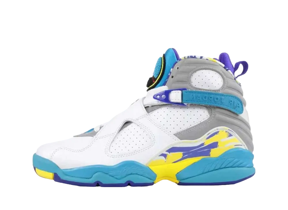 ナイキ ウィメンズ エアジョーダン8 レトロ "ホワイトアクア" (2007)