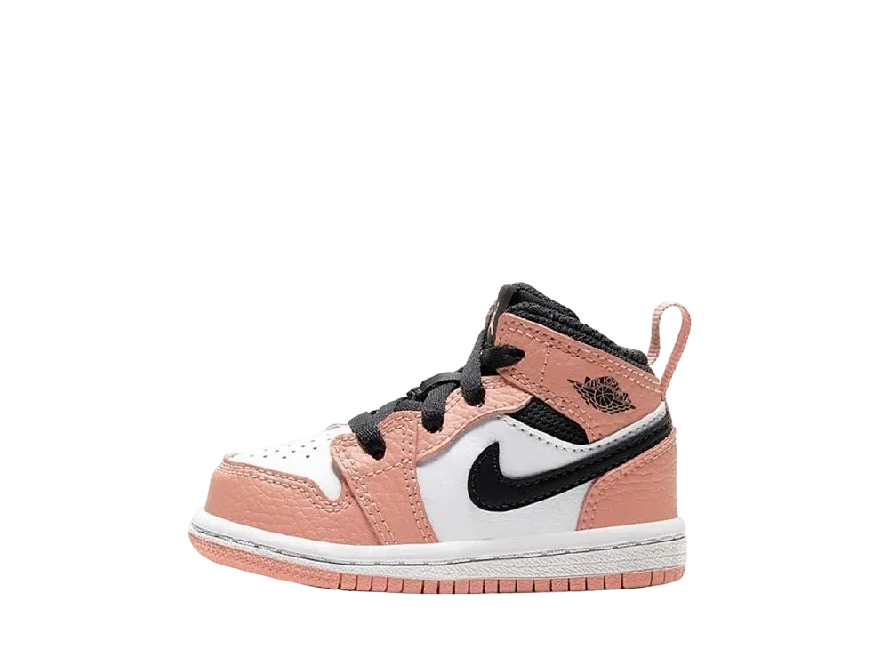ナイキ TD エアジョーダン1 ミッド "ピンククオーツ"(キッズ)