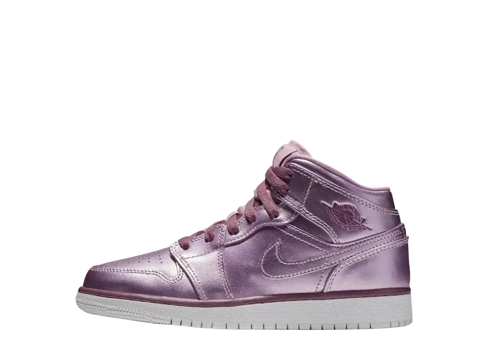 ナイキ GS エアジョーダン1 ミッド "ピンクライズ "