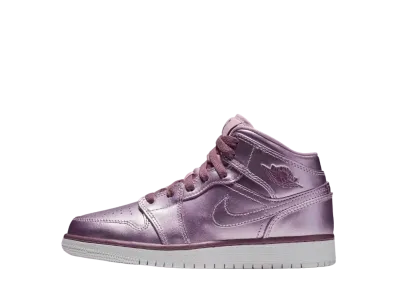 ナイキ GS エアジョーダン1 ミッド "ピンクライズ "