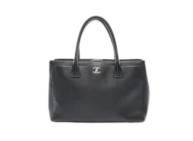 CHANEL Caviar Skin Executive Tote Bag "Black"
