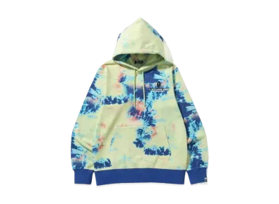 A BATHING APE TIE DYE PULLOVER HOODIE "Multi"