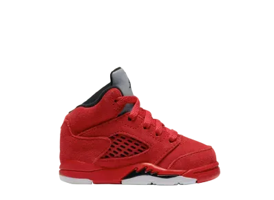 Nike TD Air Jordan 5 Retro "Red Suede"