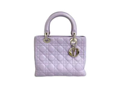 Dior Lady Dior Cannage Bag Lambskin "Lavender"