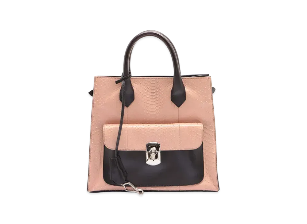 バレンシアガ パドロックオールアフタヌーン レザー パイソン 2WAY ハンドバッグ 319499