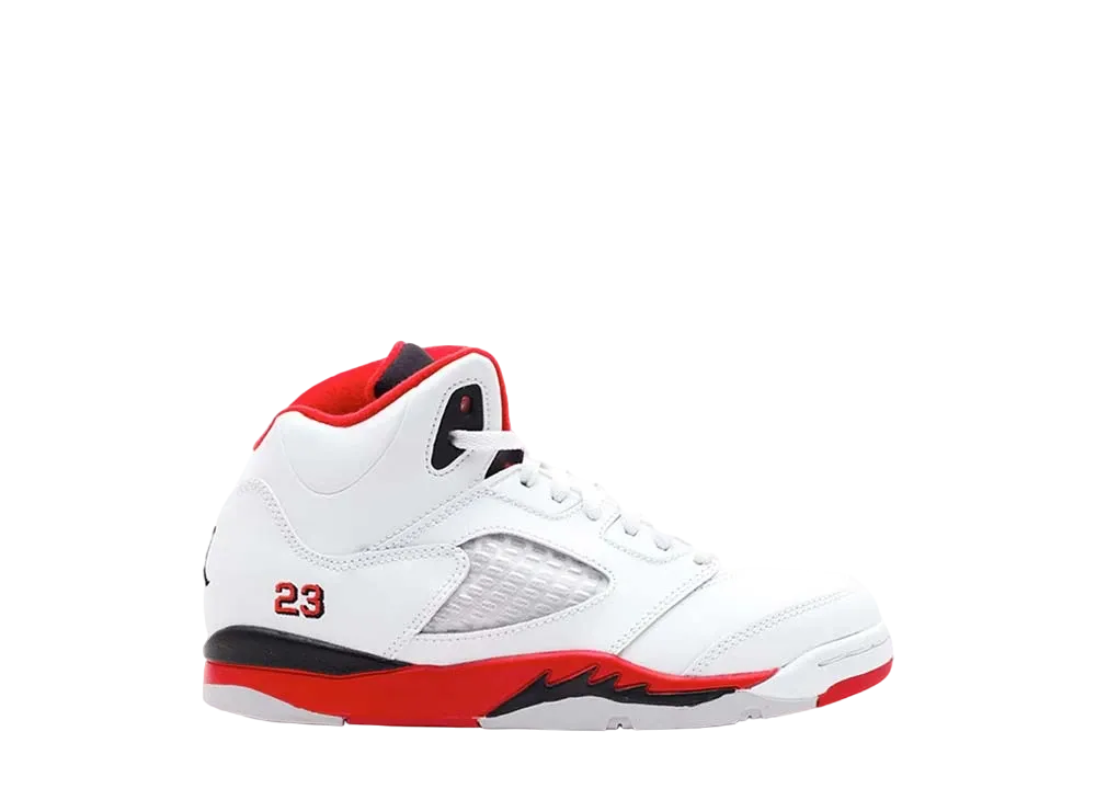 Nike PS Air Jordan 5 Retro "Fire Red/Black Tongue" (2013)