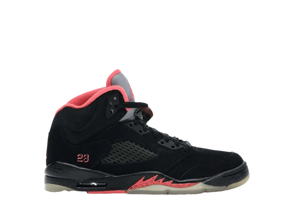 ナイキ GS エアジョーダン 5 レトロ "ブラック アラーミング"