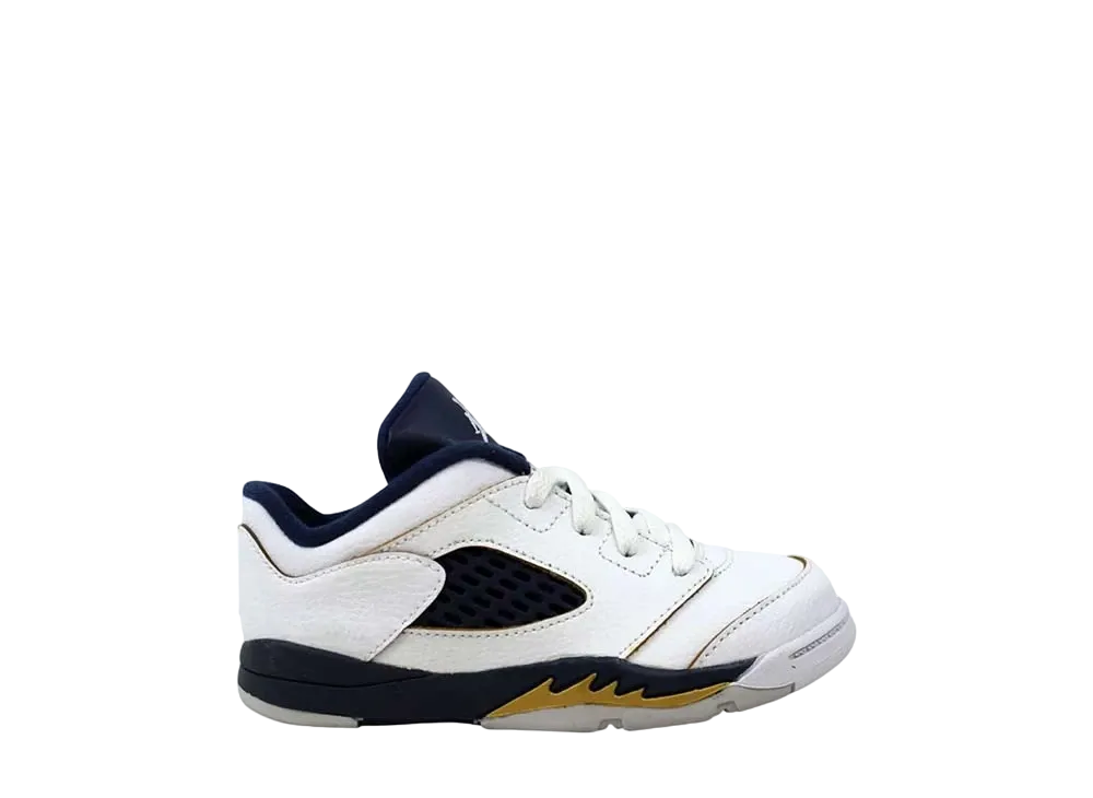 ナイキ TD エアジョーダン 5 レトロ ロー "ダンクフロムアバブホワイト"(キッズ)
