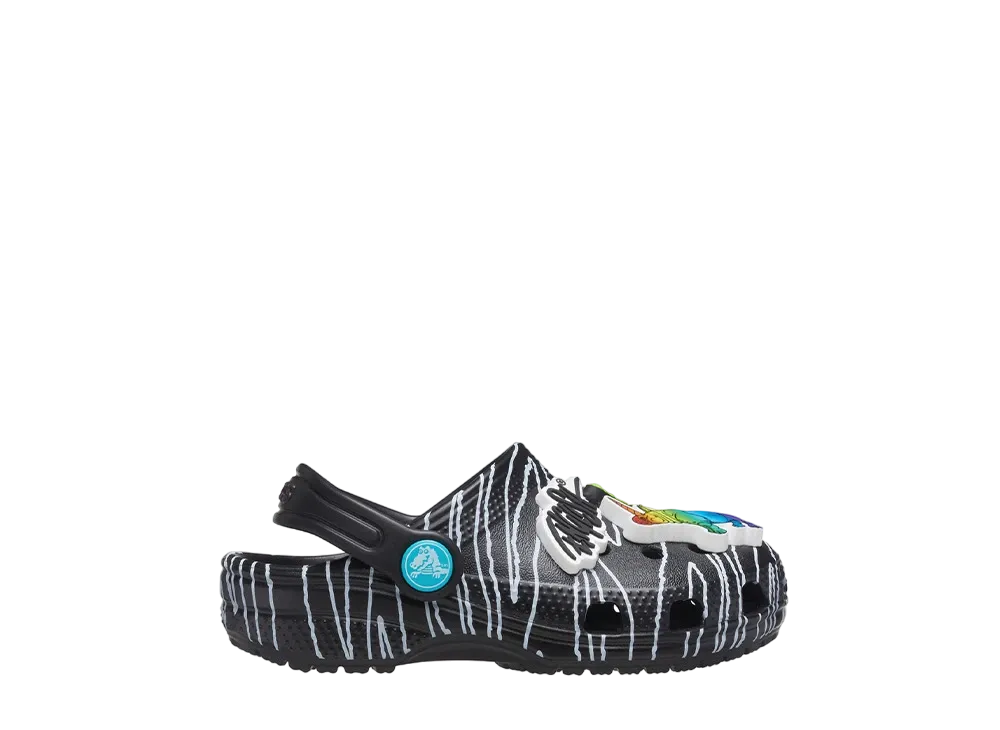 ロン・イングリッシュ × パーティ アニマルズ × クロックス TD クラシック クロッグ "ゼブラ ブラック"(キッズ)
