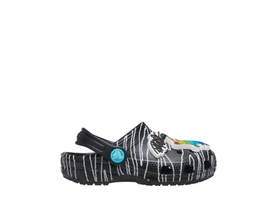 ロン・イングリッシュ × パーティ アニマルズ × クロックス TD クラシック クロッグ "ゼブラ ブラック"(キッズ)
