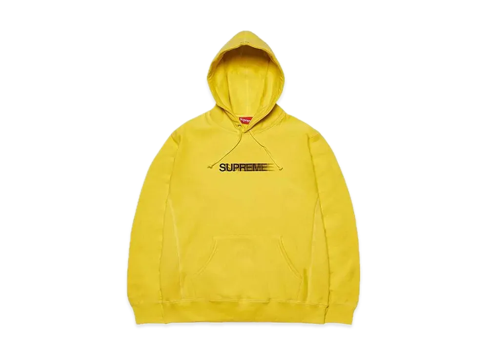Supreme Motion Logo Hooded Sweatshirt "Yellow" (20SS)