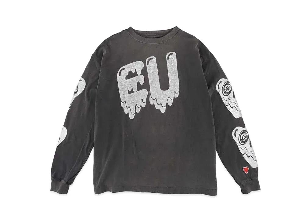 SAINT Mxxxxxx EMOTIONALLY UNAVAILABLE EU STM L/S TEE "Grey"